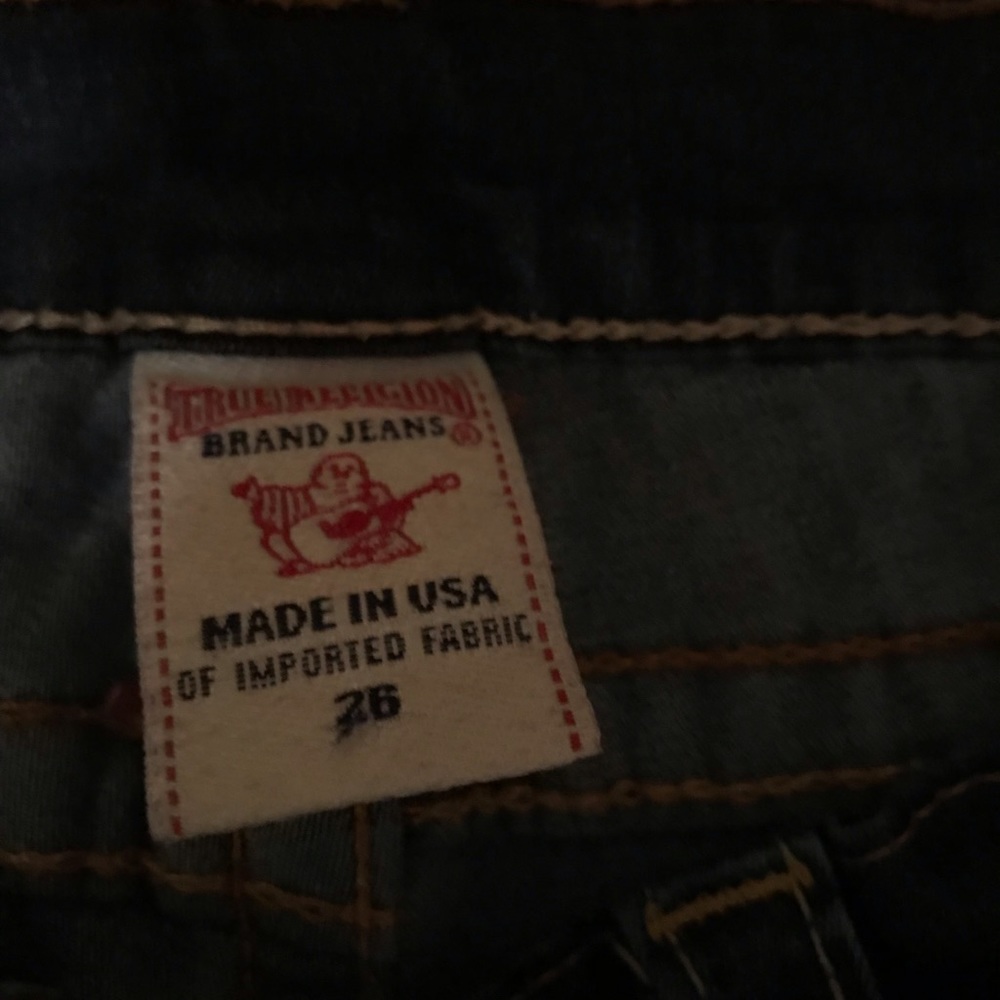 True religion skinny jeans in dark blue - Picture 4 of 5